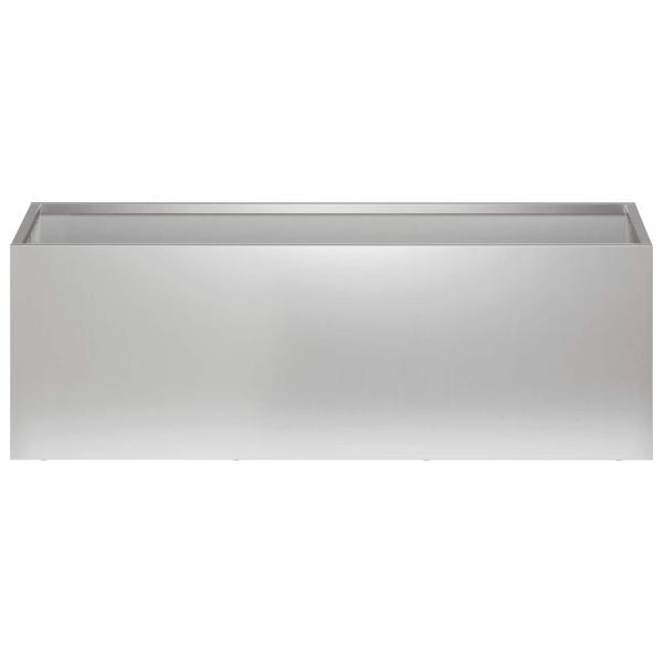 Garten-Pflanzgefäß 2 stk. Silber 60 x 20 x 20 cm