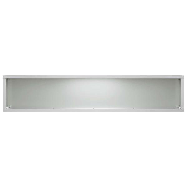 Garten-Pflanzgefäß 2 stk. Silber 80 x 20 x 20 cm