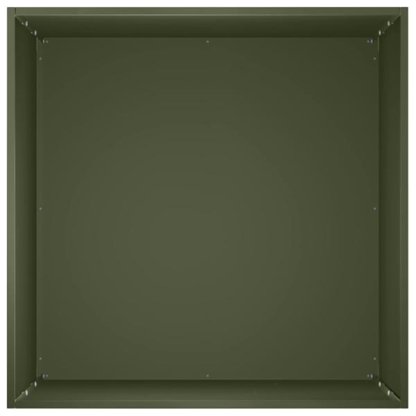 Garten-Pflanzgefäß 2 stk. Olivgrün 50 x 50 x 75 cm