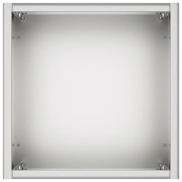 Garten-Pflanzgefäß Silber 20 x 20 x 50 cm Verzinkter Stahl