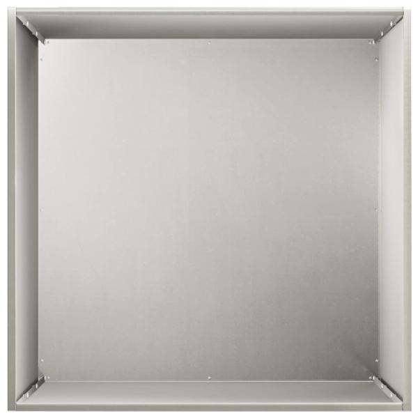 Garten-Pflanzgefäß 2 stk. Silber 50 x 50 x 75 cm Edelstahl
