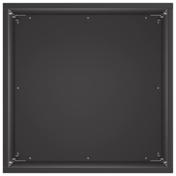Garten-Pflanzgefäß 2 stk. Schwarz 40 x 40 x 50 cm