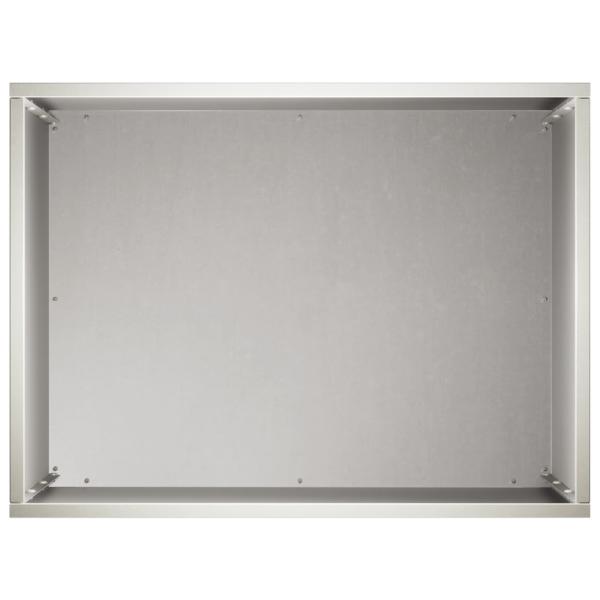Garten-Pflanzgefäß 2 stk. Silber 40 x 30 x 40 cm Edelstahl