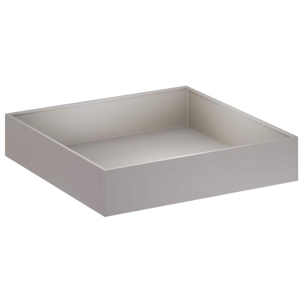 Garten-Pflanzgefäß Rostoptik 80 x 80 x 20 cm Wetterfeststahl