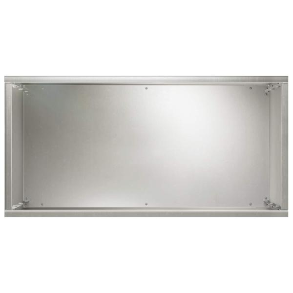 Garten-Pflanzgefäß 2 stk. Silber 40 x 20 x 50 cm Edelstahl