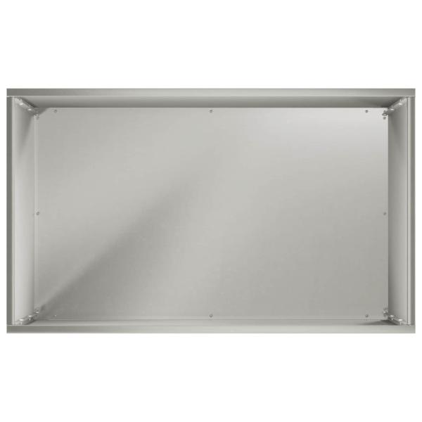 Garten-Pflanzgefäß 2 stk. Silber 40 x 30 x 75 cm Edelstahl
