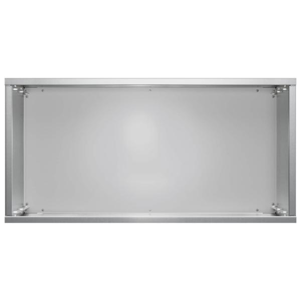Garten-Pflanzgefäß Silber 40 x 20 x 40 cm Verzinkter Stahl