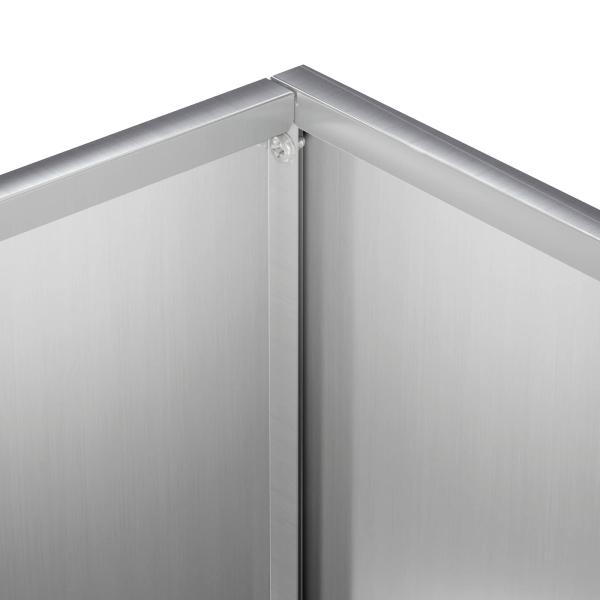 Garten-Pflanzgefäß Silber 40 x 20 x 40 cm Verzinkter Stahl