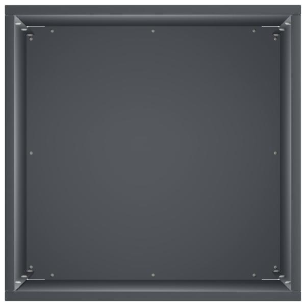 Garten-Pflanzgefäß Anthrazit 30 x 30 x 50 cm