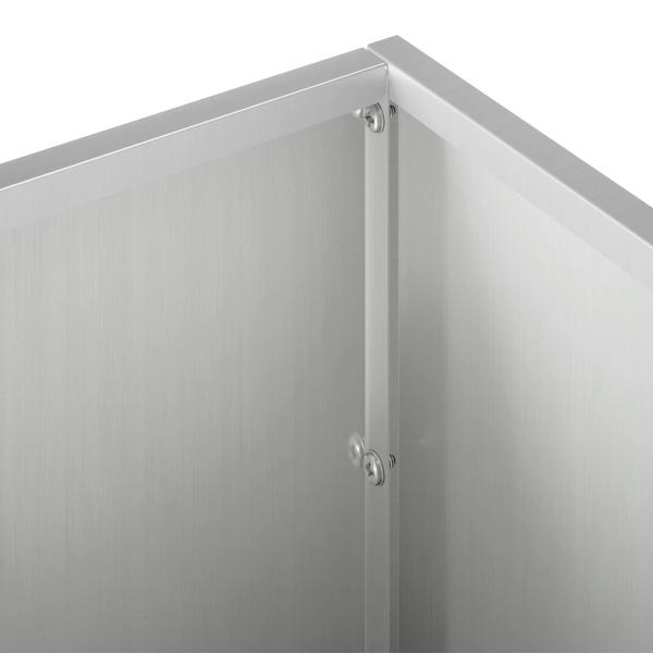 Garten-Pflanzgefäß Silber 80 x 20 x 20 cm Verzinkter Stahl