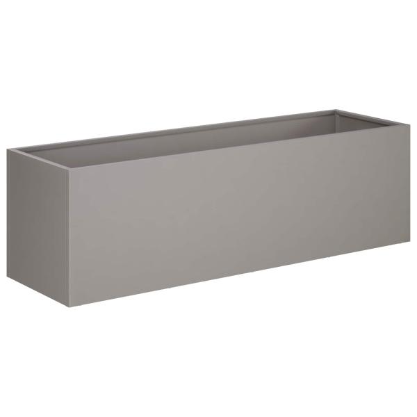 Garten-Pflanzgefäß Rostoptik 80 x 30 x 30 cm Wetterfeststahl
