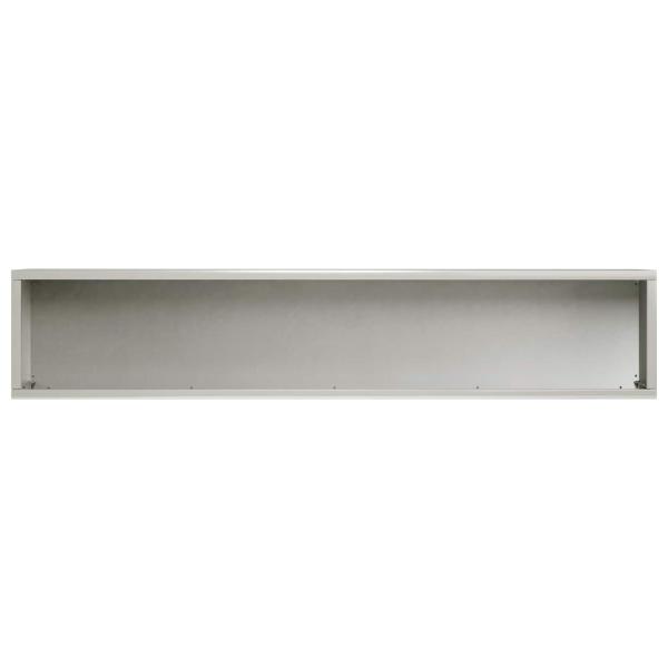 Garten-Pflanzgefäß 2 stk. Silber 100 x 20 x 20 cm Edelstahl