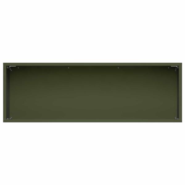 Garten-Pflanzgefäß 2 stk. Olivgrün 60 x 20 x 20 cm