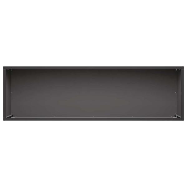 Garten-Pflanzgefäß 2 stk. Schwarz 80 x 30 x 30 cm
