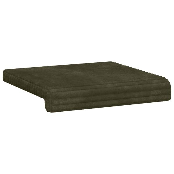 Bankkissen 2 stk. Plüschcord Grün Tiefe 35 cm