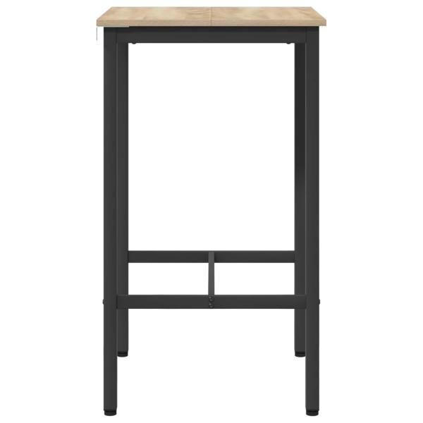 Bartisch 52 x 52 x 90 cm Holzwerkstoff Sonoma-Eiche