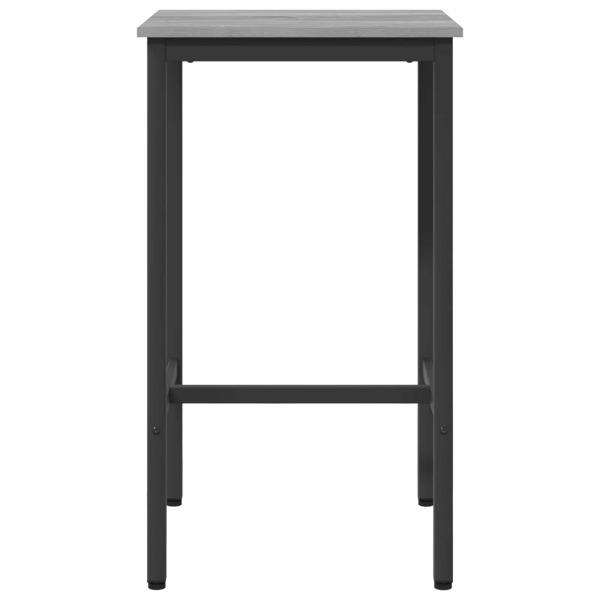 Bartisch 52 x 52 x 110 cm Holzwerkstoff Sonoma-Grau
