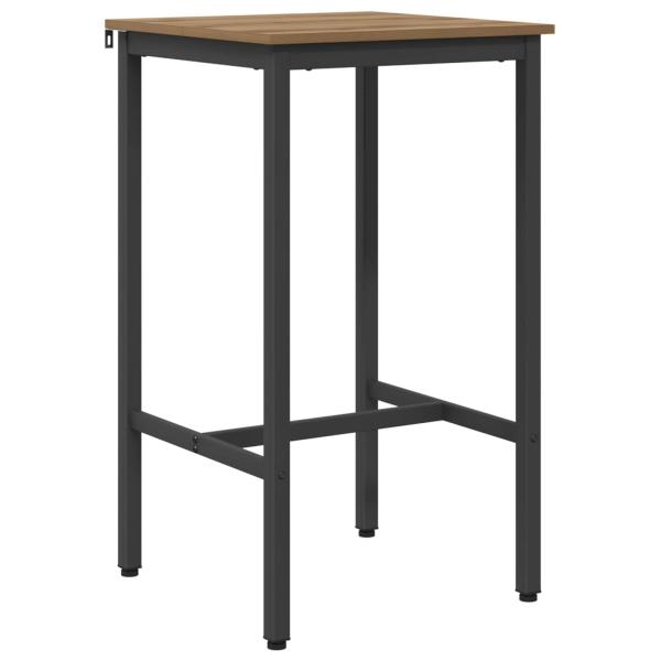 Bartisch 52 x 52 x 110 cm Holzwerkstoff Artisan-Eiche