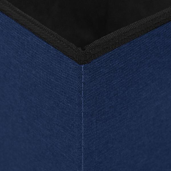 Klappbare Aufbewahrungsbank Blau 180 kg 80 L 77 x 38 x 38 cm