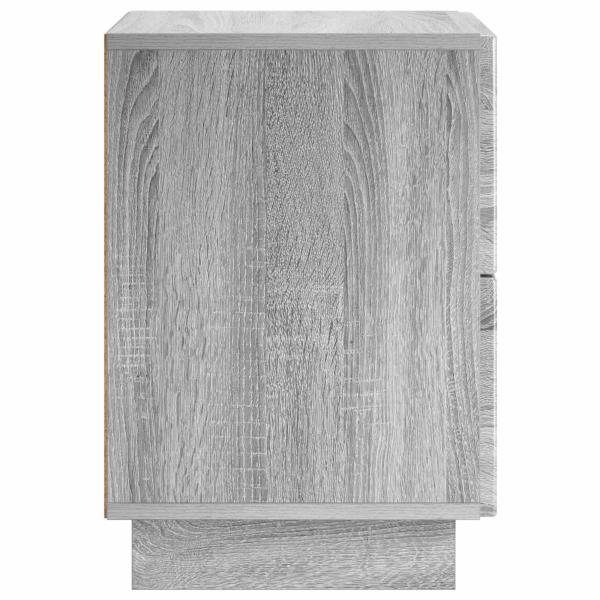 Nachttisch Sonoma-Grau 33,5 x 34,5 x 50 cm Holzwerkstoff