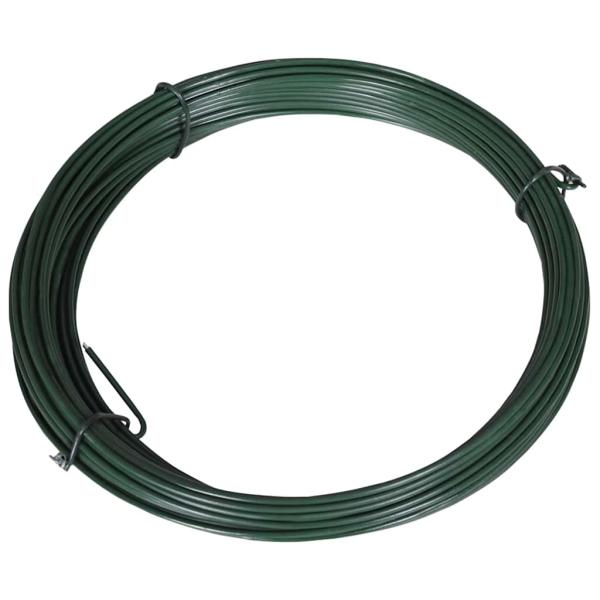ARDEBO.de - Zaun-Bindedraht 25 m 1,4/2 mm Stahl Grün