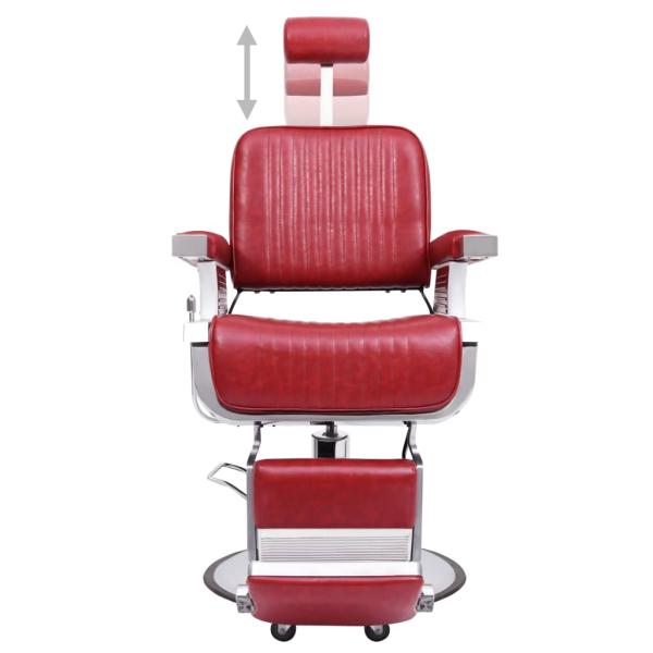 Friseurstuhl Rot 68x69x116 cm Kunstleder