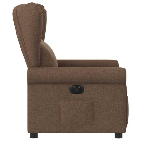 Relaxsessel Elektrisch Braun Stoff