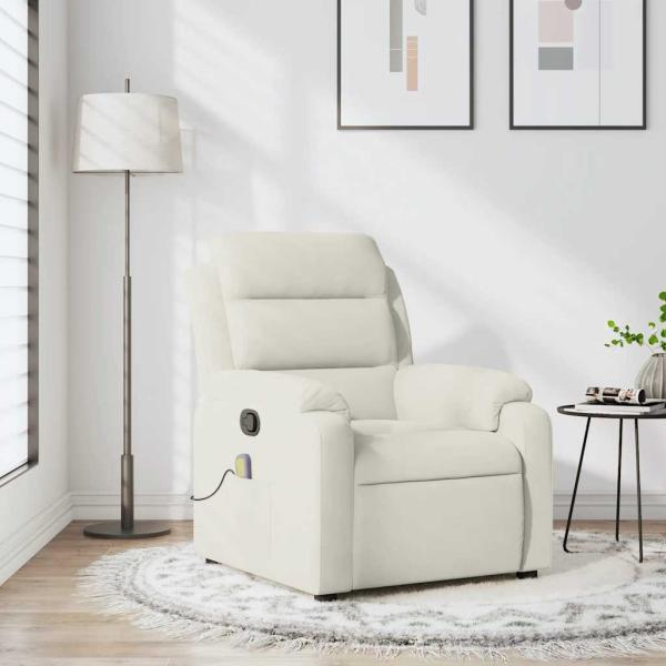 ARDEBO.de - Massagesessel Creme Samt