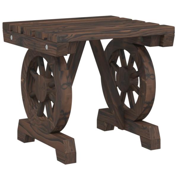 Garten-Fu?hocker 2 Stk. Massivholz Tanne