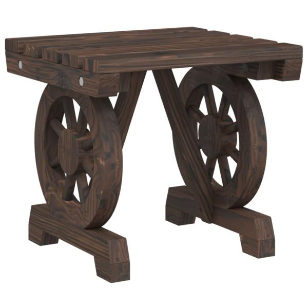 Garten-Fu?hocker 2 Stk. Massivholz Tanne
