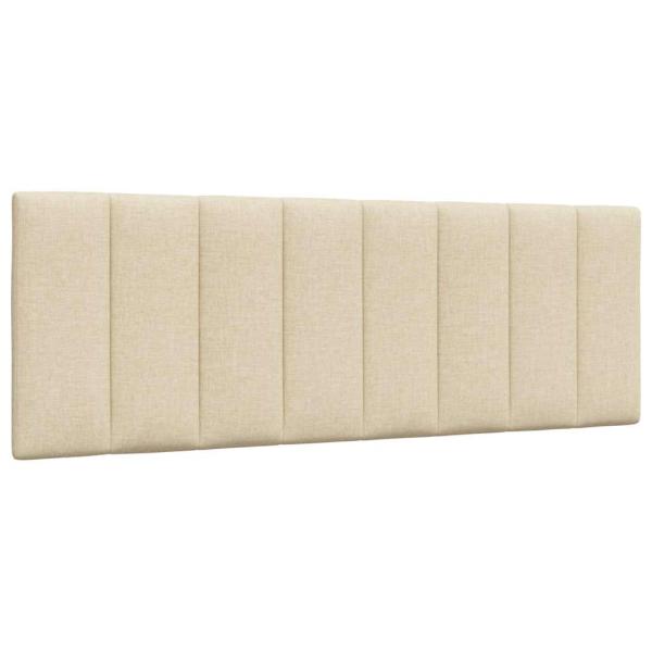 Bettgestell ohne Matratze "Hanko" Creme 120x200 cm Stoff