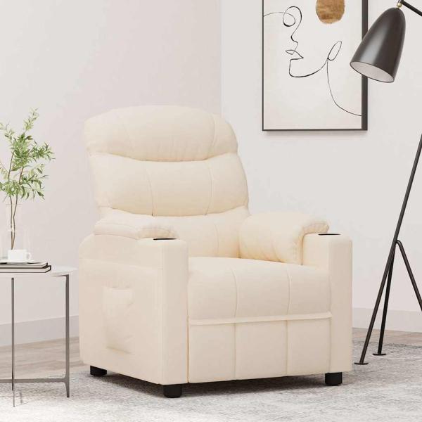 ARDEBO.de - Relaxsessel Creme Stoff