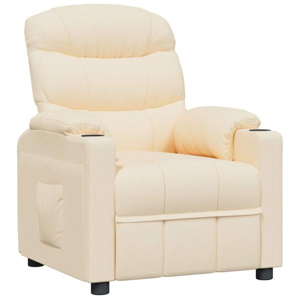 Relaxsessel Creme Stoff