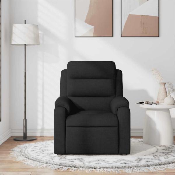 Massagesessel Schwarz Stoff