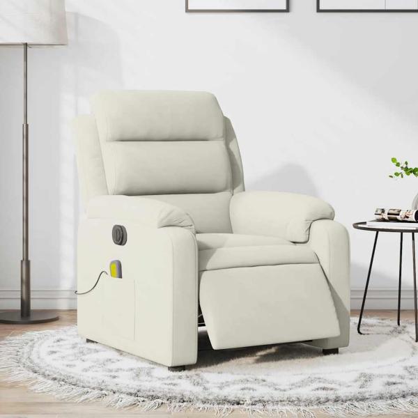 ARDEBO.de - Massagesessel Elektrisch Creme Samt