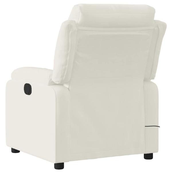 Massagesessel Elektrisch Creme Samt