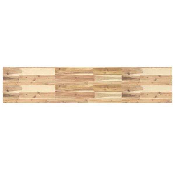 Schweberegal 120x30x4 cm Massivholz Akazie Unbehandelt
