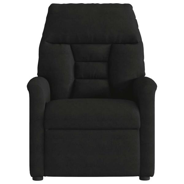 Relaxsessel Schwarz Mikrofasergewebe