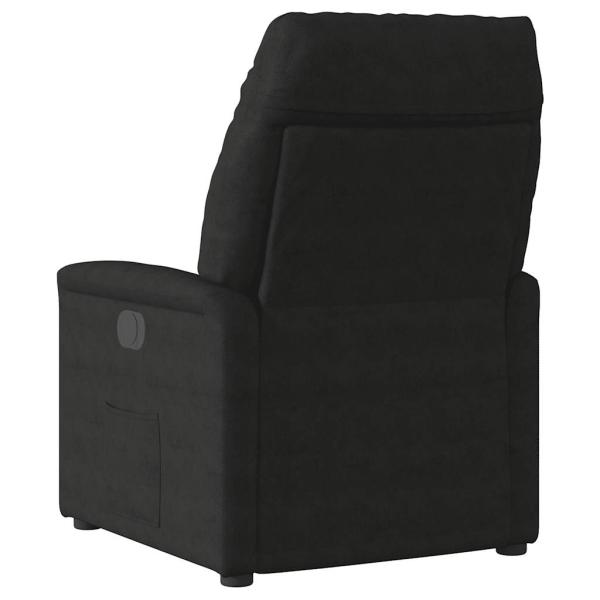 Relaxsessel Schwarz Mikrofasergewebe