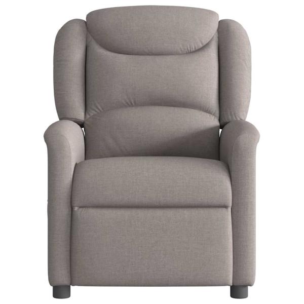 Relaxsessel Taupe Stoff