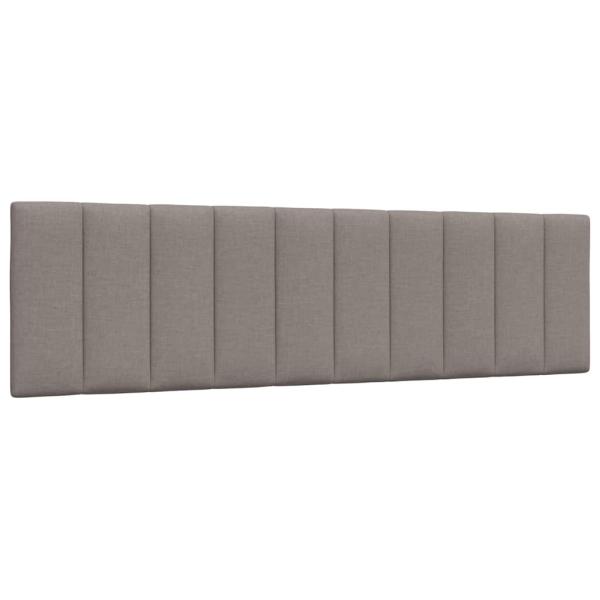 Kopfteil-Kissen "Hanko" Taupe 180 cm Stoff