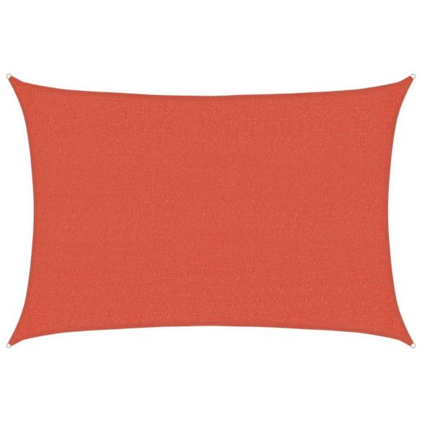 Sonnensegel 160 g/m² Terracotta-Rot 2,5x4 m HDPE