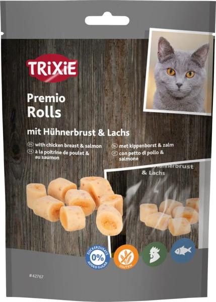 ARDEBO.de Trixie Premio Rolls mit Hühnerbrust & Lachs 50 g