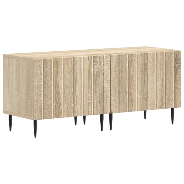 5-teiliges LED TV Schrank Sonoma-Eiche Holzwerkstoff