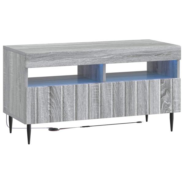 5-teiliges LED TV Schrank Sonoma-Grau Holzwerkstoff