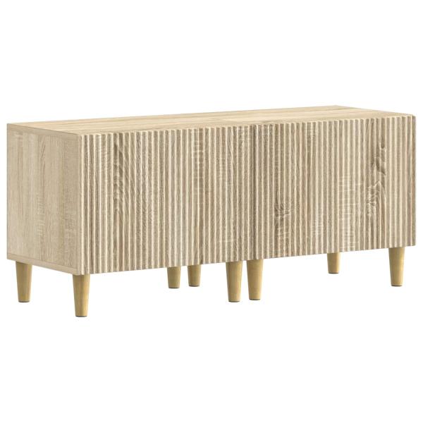 3-teiliges LED TV Regal ARNHEM 3 stk. Sonoma-Eiche