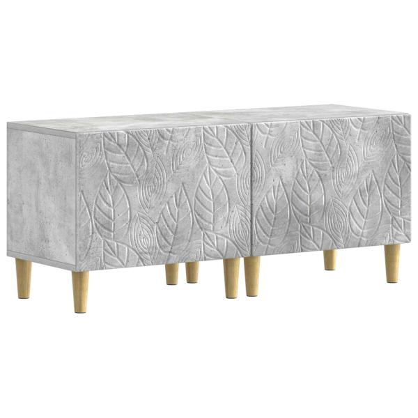 3-teiliges LED TV Regal DELFT Betongrau Holzwerkstoff
