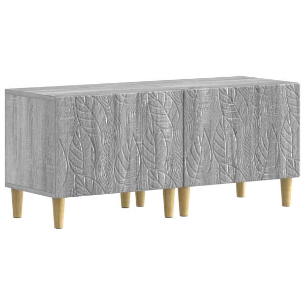 3-teiliges LED TV Regal DELFT Sonoma-Grau Holzwerkstoff