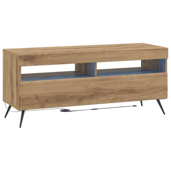 LED-TV-Schrank BREDA 3 stk. Artisan-Eiche Holzwerkstoff
