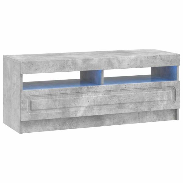 LED-TV-Schrank UTRECHT 3 stk. Betongrau Holzwerkstoff